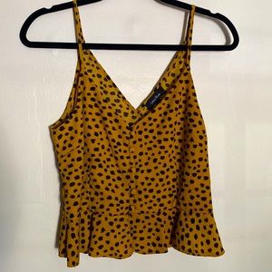 Animal print camisole 🐆